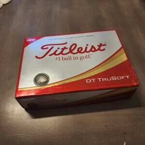 Titleist DT TruSoft Golf Balls #1 Ball In Golf 12 Pack New In Box